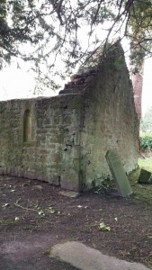 ruins remains medieval chapel