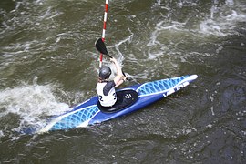 Scottish Paddlesports Festival and Tay Descent, a watersports competition on the river Tay from Dunkeld to Perth
