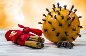 Christmas decoration, oranges, cloves, cinnamon, Xmas