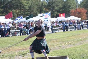 Throwing the Hammer and tossing the caber