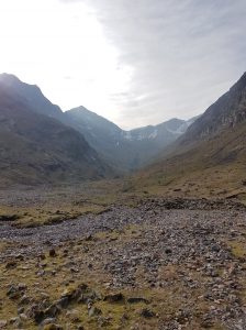 Head of the Glen view of Stob Coire Sgreamhach
