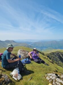 summit of Beinn a'Chochuill