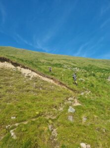 descent of Beinn Eunaich