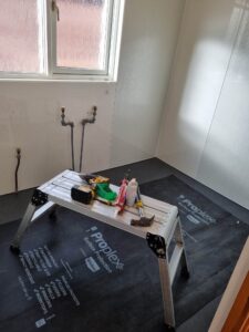 walk in shower renovation