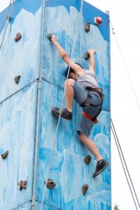 rock climbing