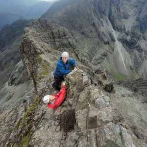 climbing the In Pinn