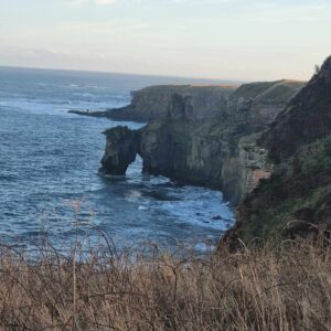 natural arch berwickshire coastal path Eyemouth to Berwick