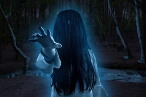 spooky ghost lady